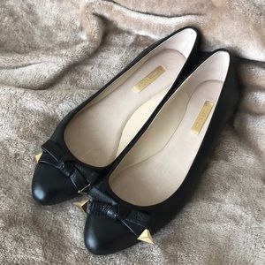 Louise et Cie Black Leather Flats 8.5M